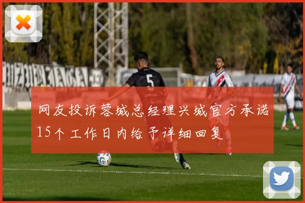 网友投诉蓉城总经理兴城官方承诺15个工作日内给予详细回复